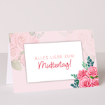 Motivkarte „Alles Liebe zum Muttertag“