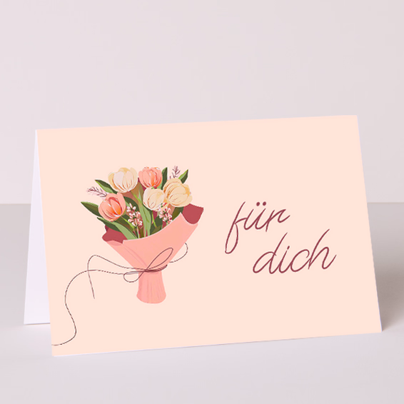 Motivkarte „Für Dich“