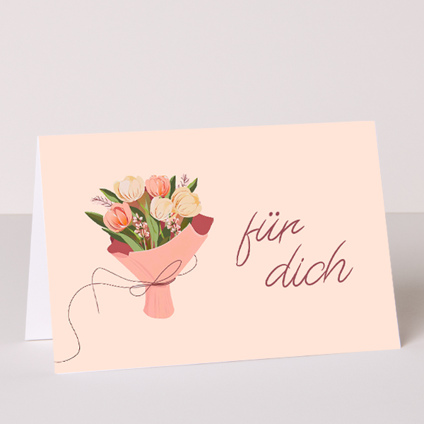 Motivkarte „Für Dich“