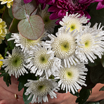 Blumenstrauß Alles Liebe mit Vase & Ferrero Giotto 3er