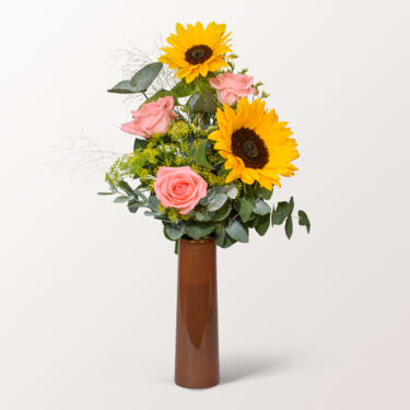 Blumenmix Superheldin mit Ferrero Giotto 3er