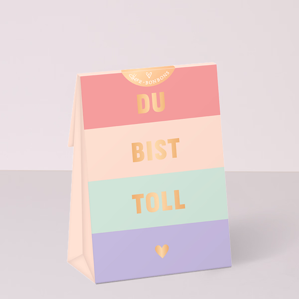 Herz Bonbons „Du bist toll“ (80 g)