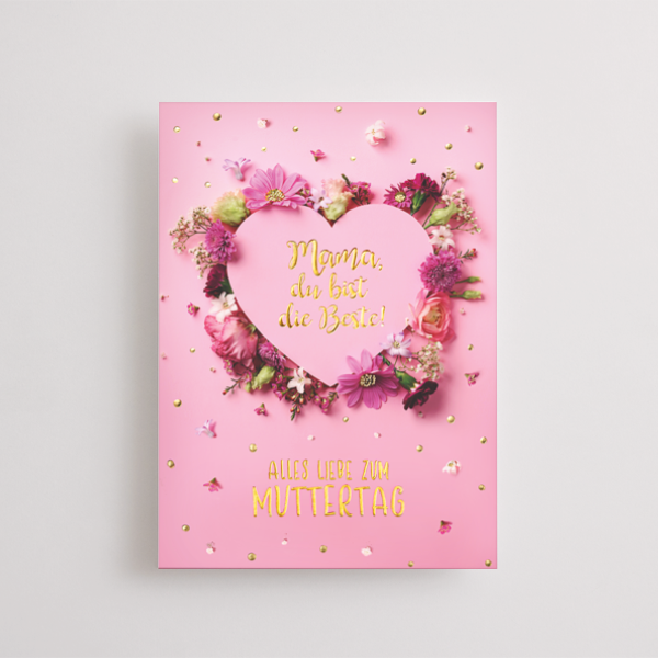 Motivkarte „Alles Liebe zum Muttertag“