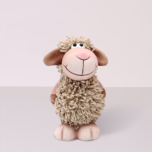 Keramik Schaf (13 cm)