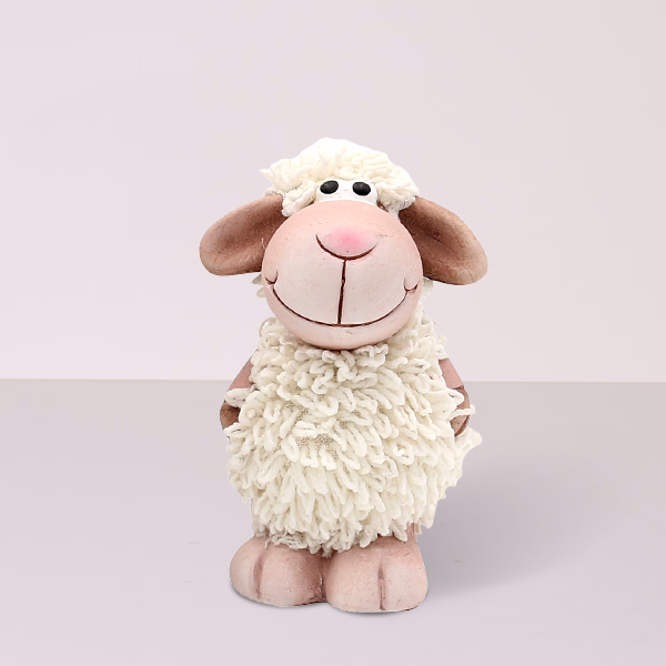 Keramik Schaf (13 cm)