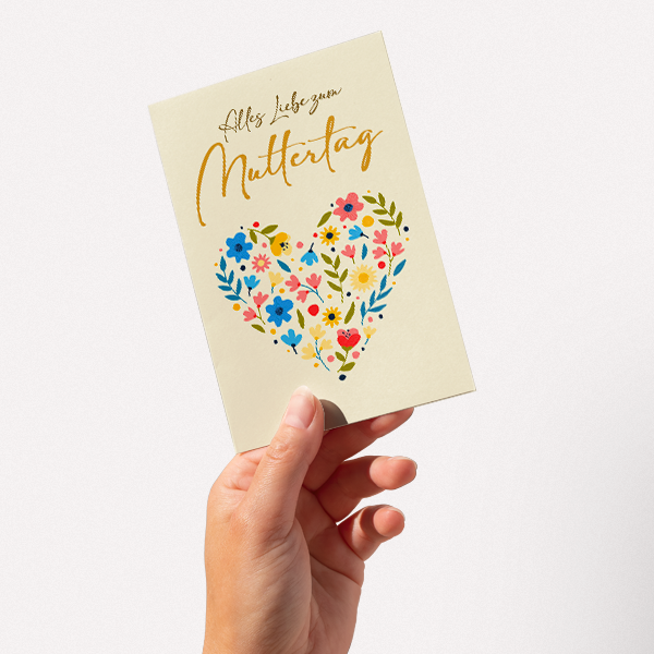 Motivkarte „Alles Liebe zum Muttertag“