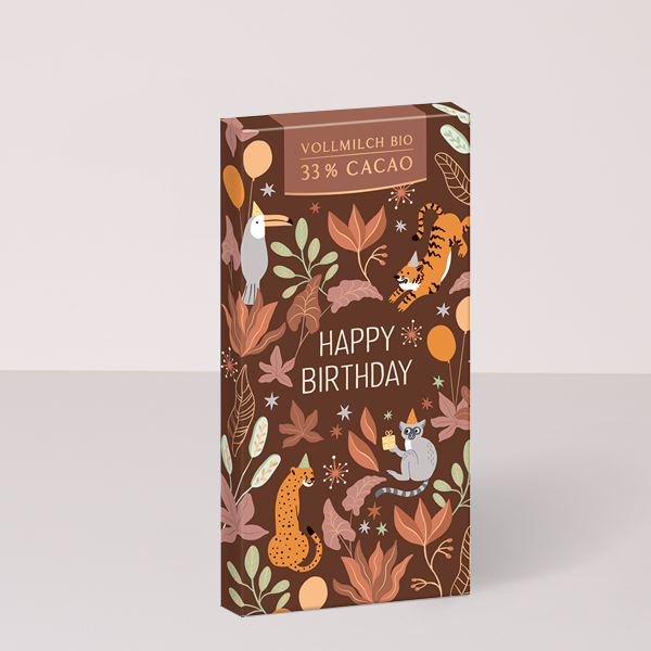 Tafelschokolade „Happy Birthday“ (80 g)