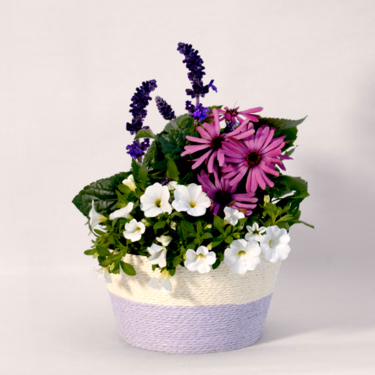 Dreamlike Floral Splendour in a Basket