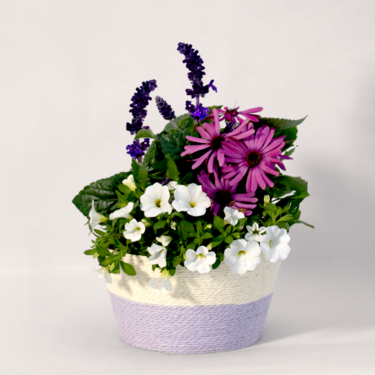 Dreamlike Floral Splendour in a Basket