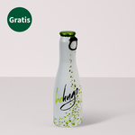 Muttertags-Set mit Blumenstrauß, mit Vase & Teddy Bär & Wein-Cocktail