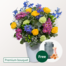 Premium Bouquet Farbspiel with Premium Vase & 3 Ferrero Giotto
