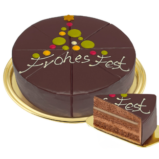 Dessert-Torte „Frohes Fest“