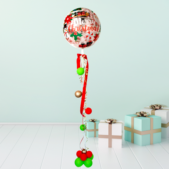 Giant-Balloon-Gift Merry Christmas (190 cm)