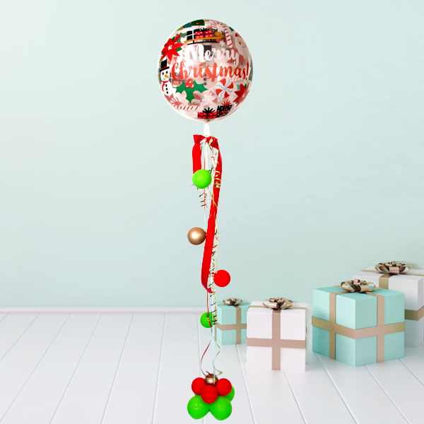 Giant-Balloon-Gift Merry Christmas (190 cm)