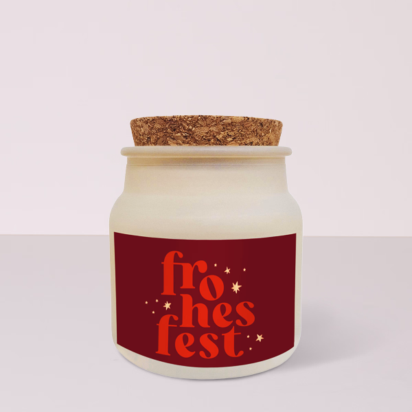 Candle „frohes fest“