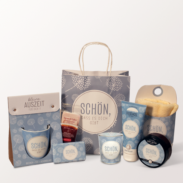 Geschenkbox Wellness „Schön, dass es dich gibt“