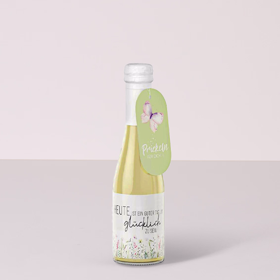 Secco „Heute ist ein guter Tag um glücklich zu sein“ (0,2 l)