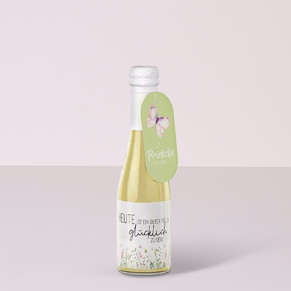 Secco „Heute ist ein guter Tag um glücklich zu sein“ (0,2 l)