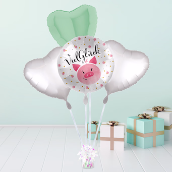 Helium Balloon Gift „Viel Glück“