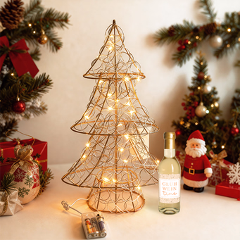 LED Weihnachtsbaum mit Glühwein mit Glühwein