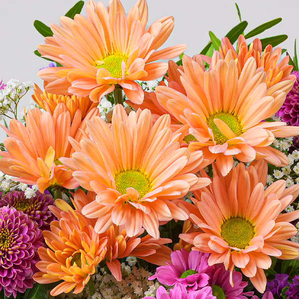 Flower Bouquet Frühlingsglanz with vase & 3 Ferrero Giotto