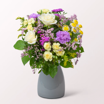 Blumenstrauß Frühlingshauch mit Vase