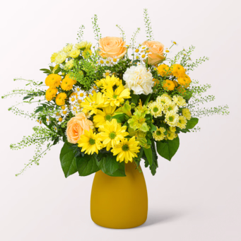 Blumenstrauß Blütenzauber mit Vase