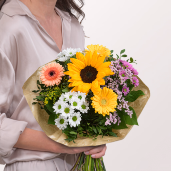 Blumenstrauß Frühlingslied mit Vase