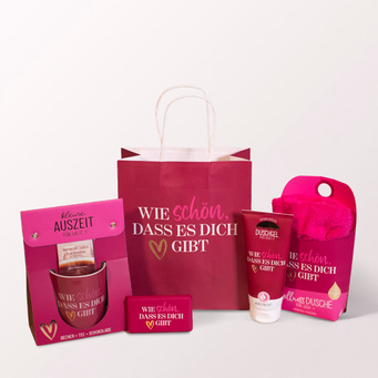 Geschenkbox „Wie schön, dass es dich gibt“
