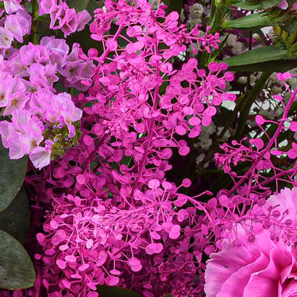 Blumenstrauß Blumengedicht mit Vase & Ferrero Giotto 3er
