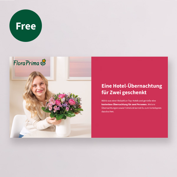 Flower Bouquet Zauberhaft & Hotel Voucher
