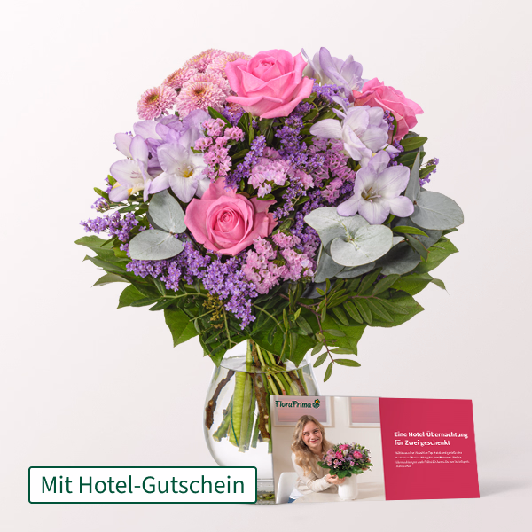 Blumenstrauß Zauberhaft & Hotelgutschein