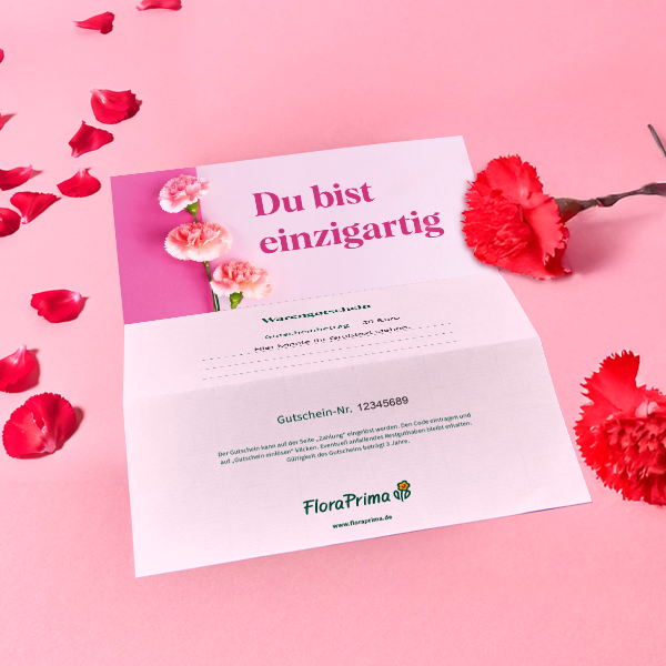 Digital Gift Certificate „Du bist einzigartig“