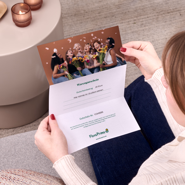 Digitaler Blumengutschein zum Frauentag