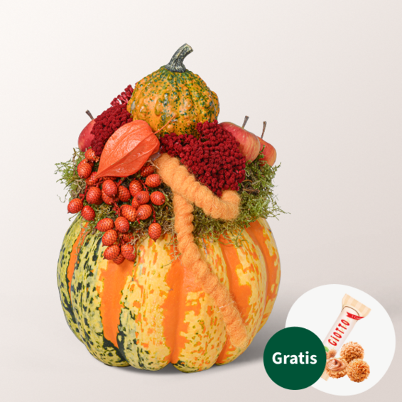 Arrangement Herbstleuchten mit Ferrero Giotto 3er