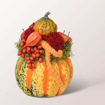 Arrangement Herbstleuchten with Teaballs & 3 Ferrero Giotto