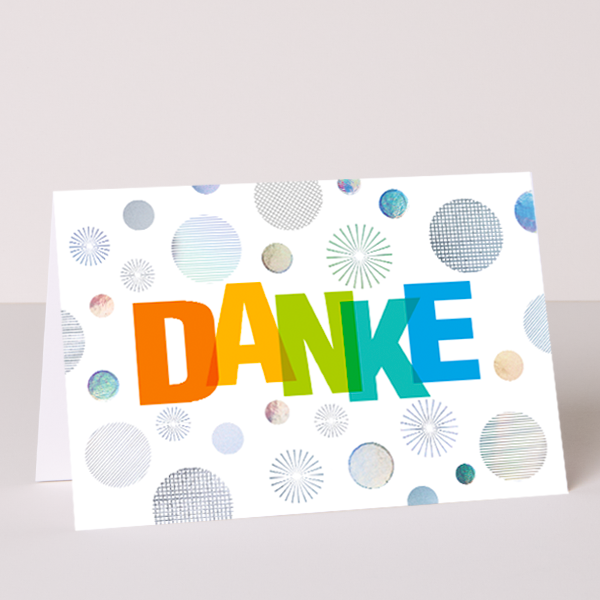 Motivkarte „Danke“