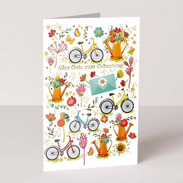 Motivkarte „Alles Gute zum Geburtstag“