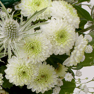 Flower Bouquet Sternstunde with vase & 3 Ferrero Giotto