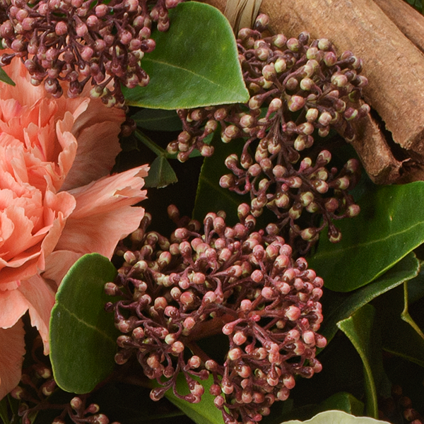 Flower Bouquet Winterbote with vase & 3 Ferrero Giotto