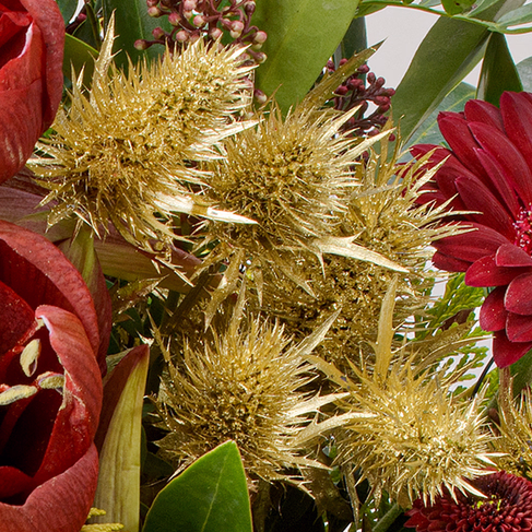 Flower Bouquet Winterliebling with vase & 3 Ferrero Giotto