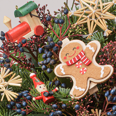 Flower Bouquet Bescherung with vase & 3 Ferrero Giotto