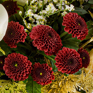 Premium Bouquet Vorfreude with Premium Vase & 3 Ferrero Giotto