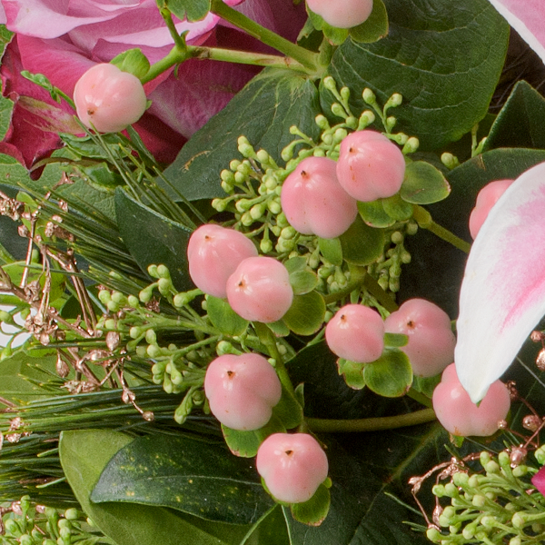 Blumenmix Lebensfreude mit Ferrero Giotto 3er