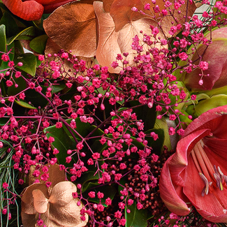 Blumenmix Winterballade mit Ferrero Giotto 3er