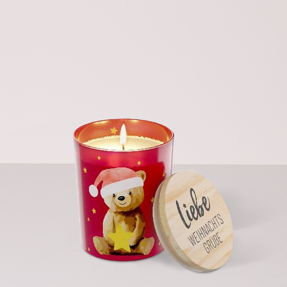 Duftkerze „Liebe Weihnachtsgrüße“