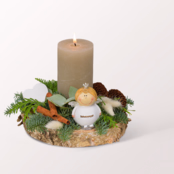 Adventsgesteck Engelszauber mit Ferrero Giotto 3er