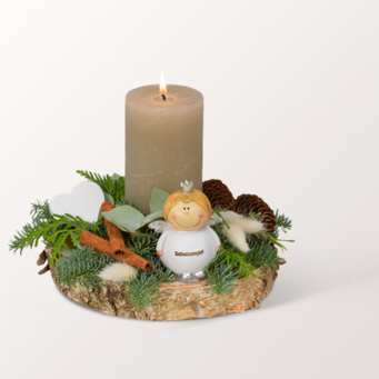 Adventsgesteck Engelszauber