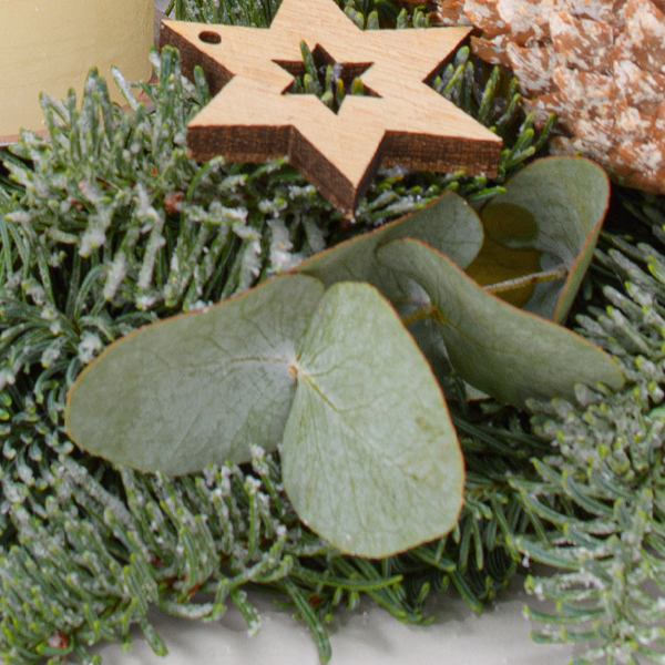 Wreath Winterkuss (Ø 30 cm) with 3 Ferrero Giotto