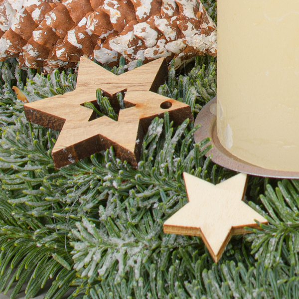 Adventskranz Winterkuss (Ø 30 cm) mit Ferrero Giotto 3er